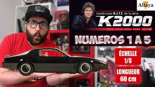 CONSTRUIRE KITT DE K2000 AVEC ALTAYA  NUMEROS 1 A 5 [upl. by Marielle]