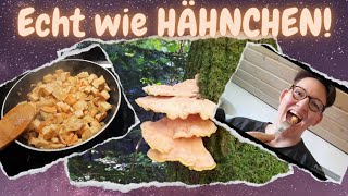 Schwefelporling  Chicken of the Woods  Grundrezept [upl. by Odraude]