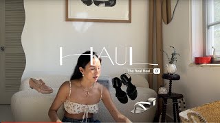 HAUL  The Real Real Gucci Marni Manolo Acne Studios [upl. by Kralc612]