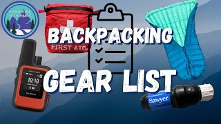 Backpacking PACKING LIST  What Gear to Take Backpacking [upl. by Inohtna]