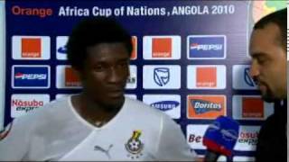 Asamoah Gyan Interview [upl. by Yc]