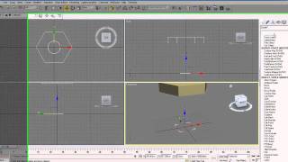 3Ds Max Tutorial 10 Extruding splines [upl. by Sissy]