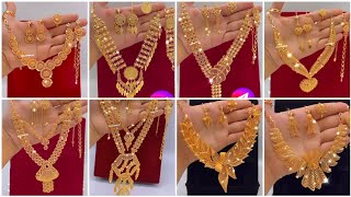 Beautiful Bridal Gold Necklace Designs [upl. by Wain954]