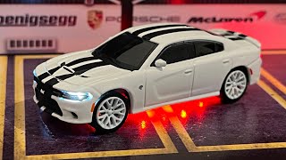 Greenlight 164 scale dodge charger with working LED lights￼ [upl. by Hgielah]