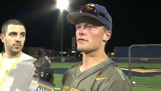 WATCH Brodie Kresser discusses grand slam win over Penn State [upl. by Solrak]