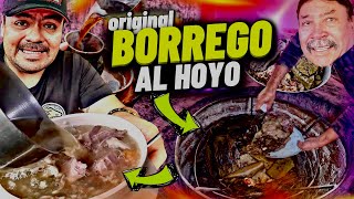 así es la original BARBACOA de BORREGO al HOYO de DON GOYO en Charo Michoacán [upl. by Hayilaa]