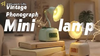 Vintage GramophoneShaped Night Light Illuminate Your Nights with Nostalgia [upl. by Annunciata658]