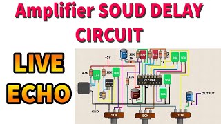 HOW TO MAKE SOUND DELAY CIRCUIT LIVE ECHO PT2399 IC  ETElectricalTech [upl. by Nwahsal608]