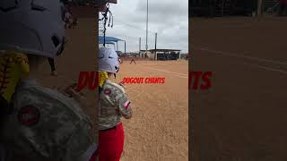 Softball dugout chants softball chants dugout [upl. by Aieken]