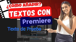 🟣 Como agregar ⓣ texto en Adobe Premiere y como animarlo Actualizado 2023 [upl. by Enirak9]