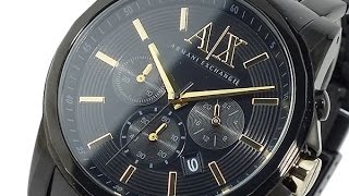 Armani Watches for Men  Top 3 Black Dial Ionplated AX Armani Mens Watches [upl. by Jael]