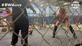 Steel Cage Match for the EWA Championship  Gavin Parker vs RPG c  DSM Resurgence [upl. by Herschel332]