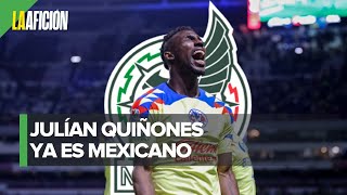 Julián Quiñones ya es mexicano recibió carta de naturalización [upl. by Rozelle]