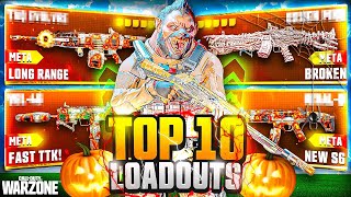 TOP 10 BROKEN META Loadouts in Warzone [upl. by Zildjian]