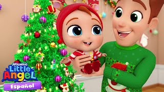 Navidad Little Angel Familia  Canciones Infantiles 🎵 Para bebés  Little Angel y sus amigos [upl. by Anidan]