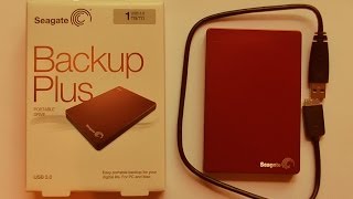 Портативный жёсткий диск 1Tb USB 30 Seagate Backup Plus Portable Drive Seagate STDR1000203 [upl. by Netsyrc]