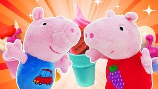 Peppa Wutz Spielzeuge  Peppas Abenteuer  4 Kinderfilme am Stück [upl. by Addis]