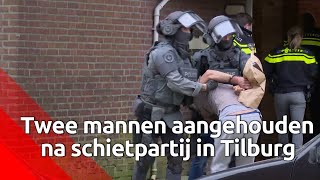 Arrestatieteam valt huis binnen in Tilburg na schietpartij [upl. by Heyra]