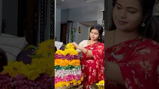 😍🫠 bathukamma festival styling telangana explore festivevibes trend youtube shorts yt [upl. by Yhprum926]