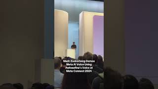 Mark Zuckerberg Demos Meta AI Voice with Awkwafina [upl. by Nolte]