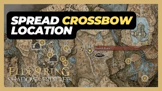 Spread Crossbow Location  Elden Ring Shadow of the Erdtree [upl. by Anatnom]