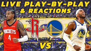 Houston Rockets vs Golden State Warriors  Live PlayByPlay amp Reactions [upl. by Malkin]