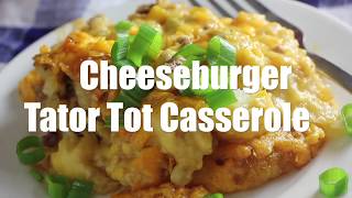 Cheeseburger Tator Tot casserole [upl. by Dicky688]