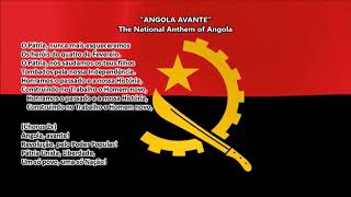 Angola National Anthem with music vocal and lyrics Portuguese with English Translation [upl. by Ramaj]