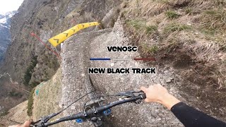 VENOSC Les 2 Alpes  NEW BLACK GARDEN TRACK  FULL RUN [upl. by Idalia]