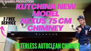 kutchina nexus 75  kutchina nexus 75cm kitchen chimney  nexus 75 kutchina chimney [upl. by Sinclare36]