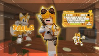 Playing MM2 as TAILS Keyboard ASMR [upl. by Ahsille263]