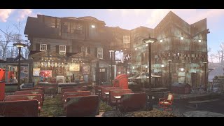 Fallout 4 Taffington Boathouse Settlement Tour [upl. by Gerek574]