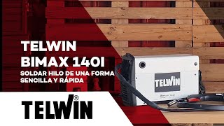 Soldadora Telwin Bimax 140i soldar hilo de una forma sencilla y rápida [upl. by Swerdna]