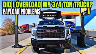 Payload Problems Am I Overloaded Towing My 40FT Fifth Wheel With A 2024 GMC 2500 AT4X [upl. by Rodie]