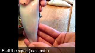 Recette de calamars farcis [upl. by Nareht]