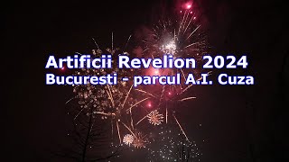 artificii revelion 2024 bucuresti parcul ior [upl. by Smaj562]