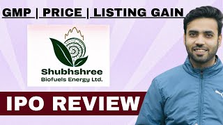 Shubhshree Biofuels Energy IPO  Shubhshree Biofuels Energy IPO Review [upl. by Elbring]