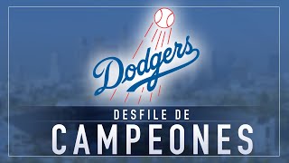 🔴 Desfile de Campeones los Dodgers celebran su título de la Serie Mundial [upl. by Aloiv348]