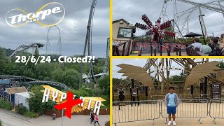 Thorpe Park  Vlog 28524 [upl. by Vaas]