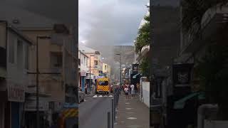 Incendie au centre ville de SaintPaul [upl. by Reeta]