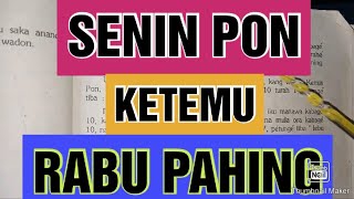 WETON JODOH SENIN PON DAN RABU PAHING [upl. by Esyahc]