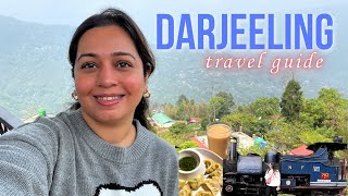 DARJEELING travel guide  Tourist places Street food Vegetarian restaurants Hotels Toy Train [upl. by Derfiniw]