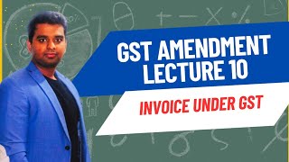 GST AMENDMENT  TAX INVOICE  CA INTER AND CS EXECUTIVE [upl. by Nojel354]