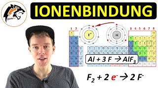 IONENBILDUNG amp Ionenbindung  mit Schalenmodell amp Periodensystem [upl. by Enuahs633]