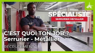 CEST QUOI TON JOB  Serruriermétallier [upl. by Aicnilav]