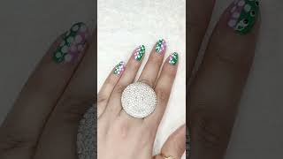 Nailart using household items 💅💅  shorts nailart 🏠toothpick hacks [upl. by Azer]