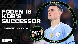 Phil Foden is the successor to Kevin De Bruyne Man City vs Aston Villa RECAP  ESPN FC [upl. by Evannia951]