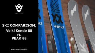 Ski Comparison 2024 Volkl Kendo 88 vs Peak 88 [upl. by Albin]