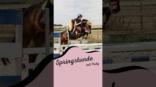 Reithose mit oder ohne Handytasche 😉💕 springstunde pferd springpferd pferdevideo shorts [upl. by Einnaffit532]