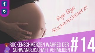 Rückenschmerzen in der Schwangerschaft vermeiden 🤰🏼4 effektive Übungen [upl. by Rickart]